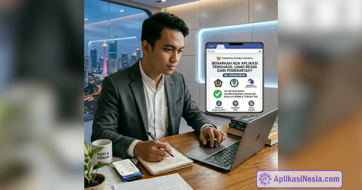 aplikasi penghasil uang resmi pemerintah