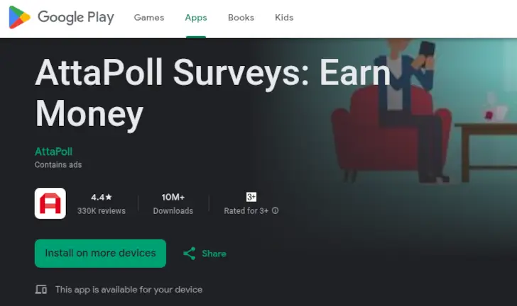 Attapoll di Google Play Store