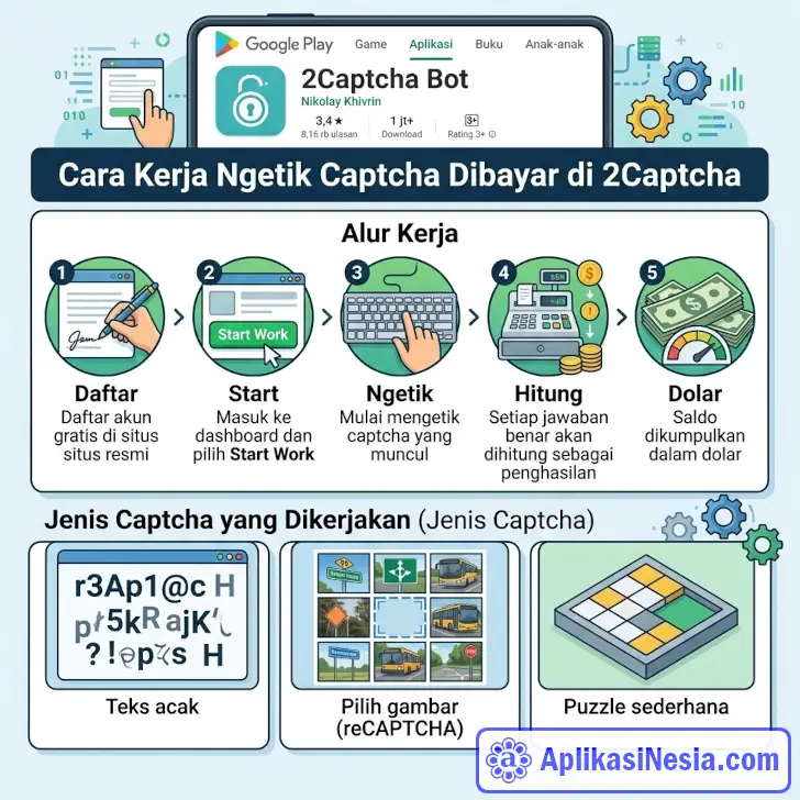 cara kerja ngetik captcha di 2Captcha