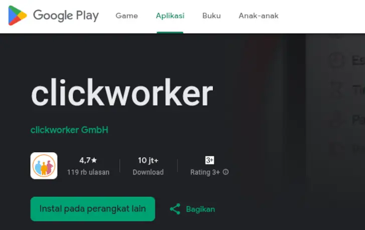 Clickworker di Google Play 