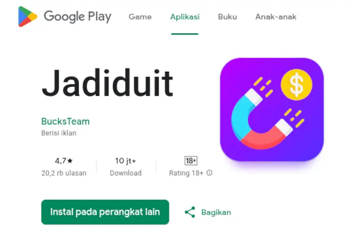 JadiDuit di Google Play