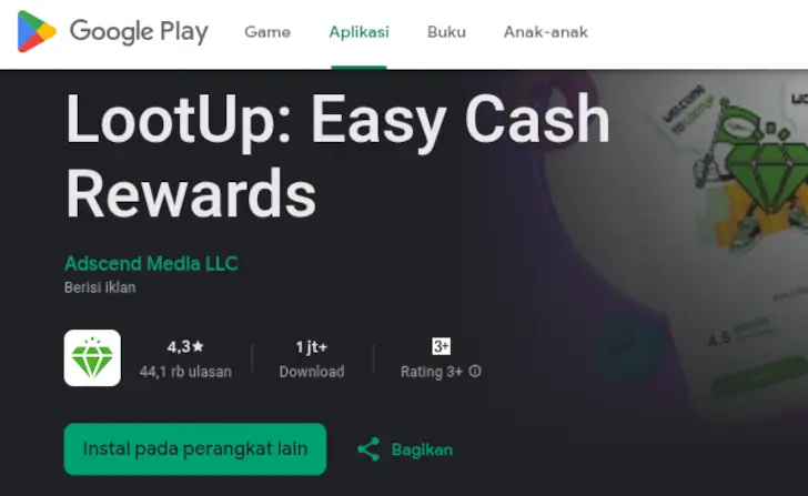 Lootup di Google Play