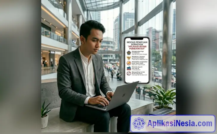 modus penipuan aplikasi resmi pemerintah