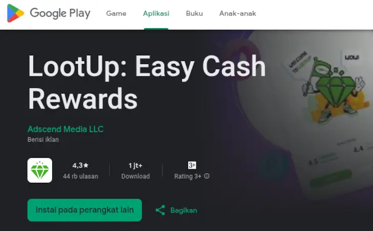 penghasil uang Lootup