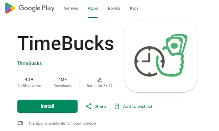 penghasil uang Timebucks