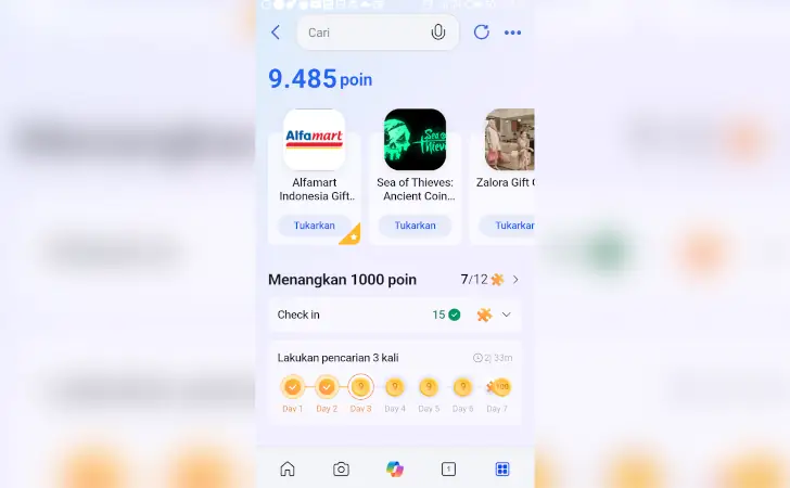 penghasil voucher Microsoft Rewards
