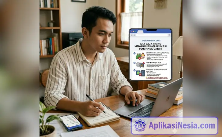 risiko aplikasi penghasil uang
