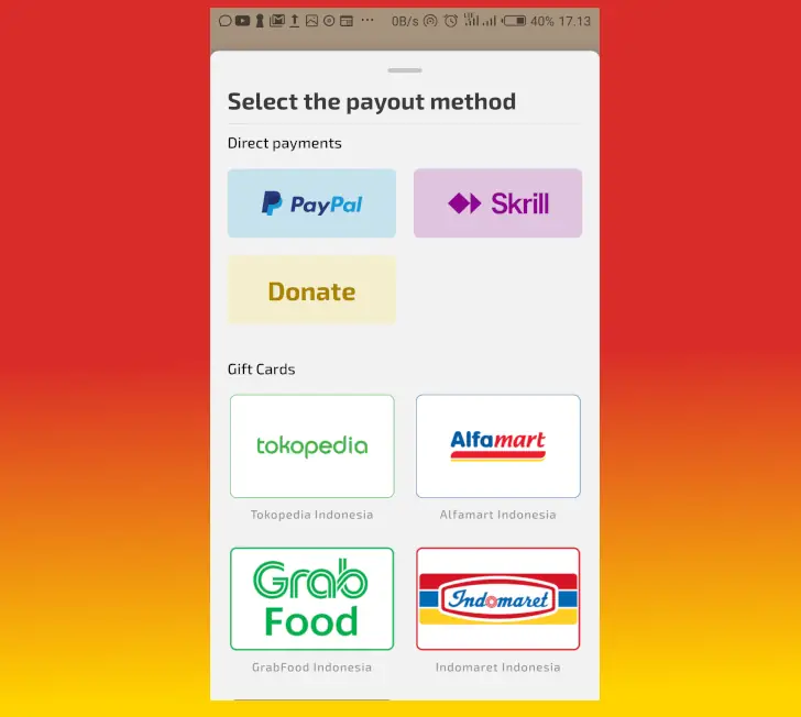 sistem pembayaran Attapoll