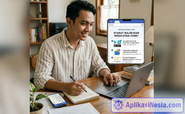 syarat wajib menggunakan aplikasi penghasil uang