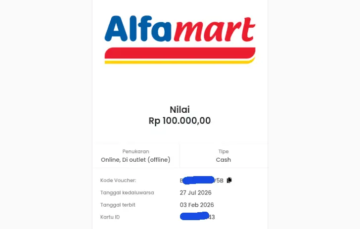 voucher gratis dari Microsoft Rewards