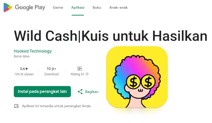 Wild Cash di Google Play