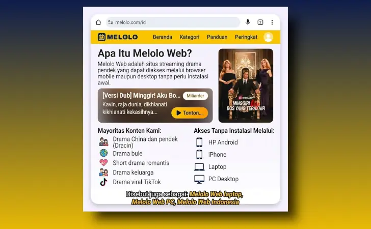 apa itu melolo web