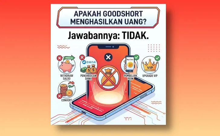GoodShort menghasilkan uang