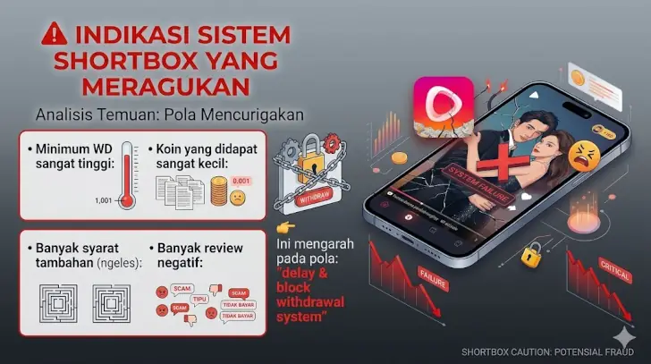 indikasi sistem ShortBox yang meragukan
