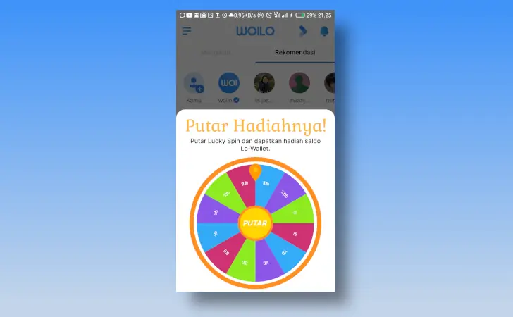 lucky spin Woilo