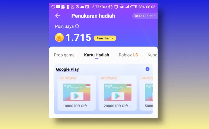 minimum penarikan JOYit