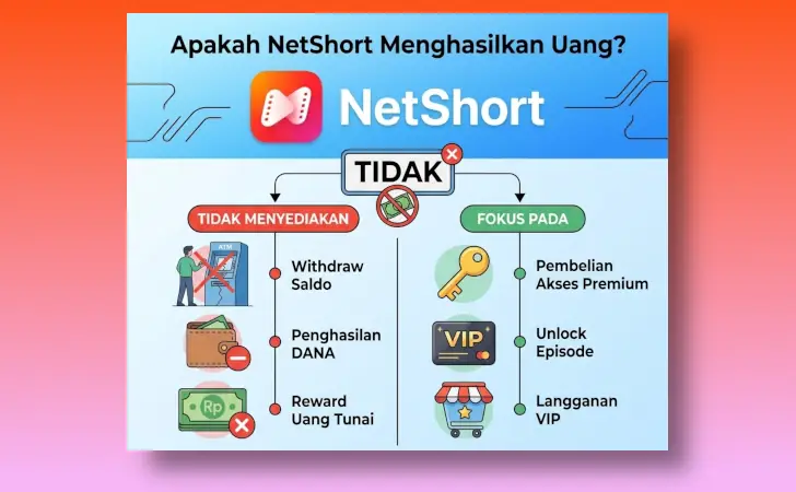 NetShort menghasilkan uang