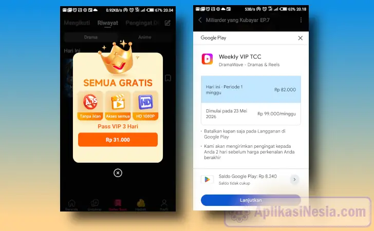 pengalaman menggunakan DramaWave 