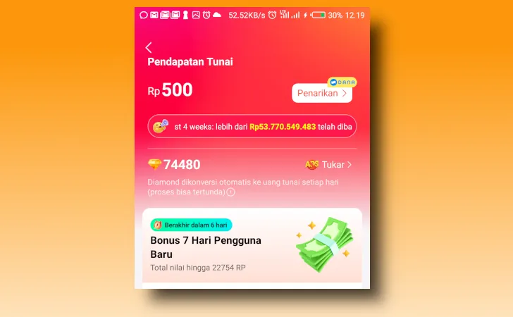 pengalaman menggunakan FreeReels