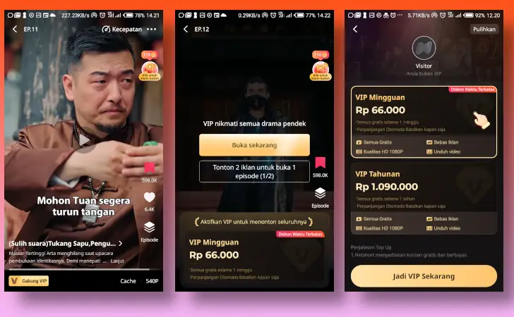 pengalaman menggunakan NetShort