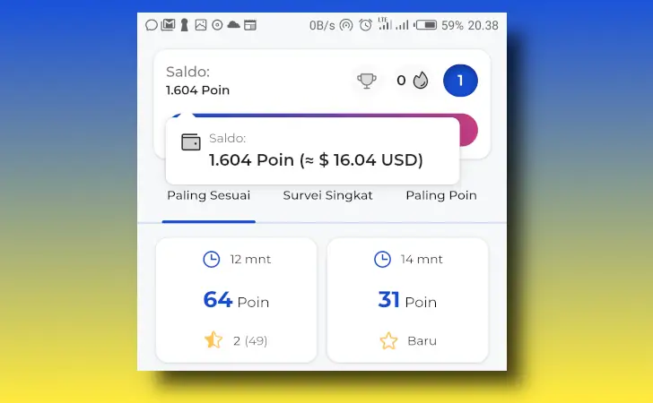 pengalaman menggunakan Prime Opinion