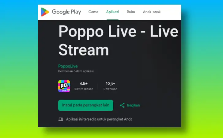 Poppo Live di Google Play