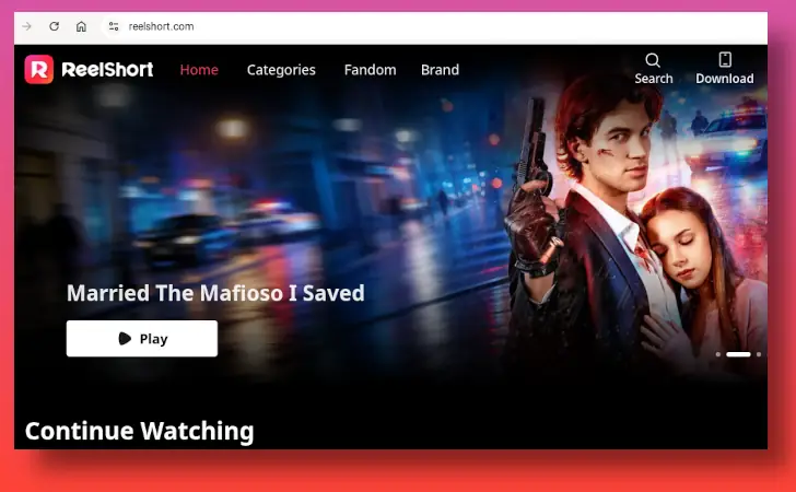 ReelShort web