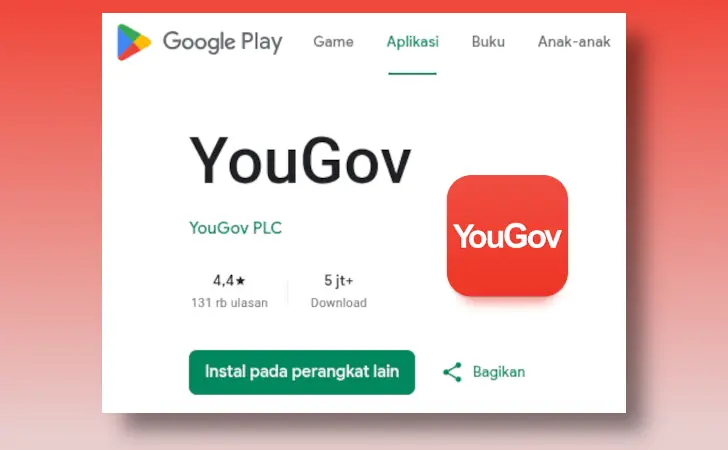YouGov di Google Play Store