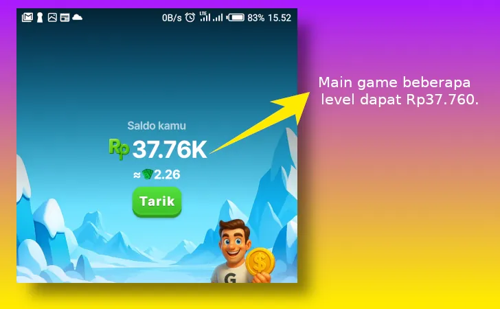 Gamee Prizes menghasilkan uang