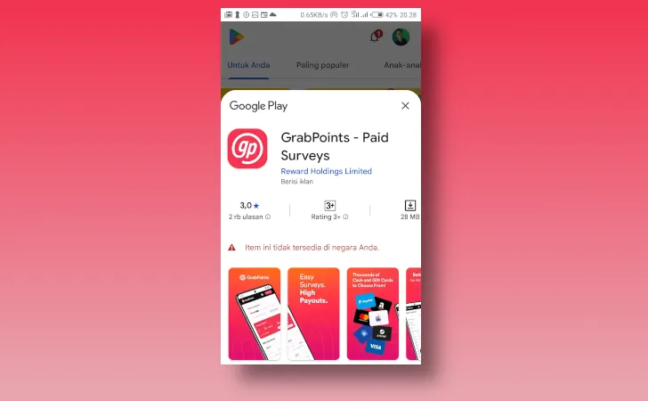 Grabpoints di Google Play