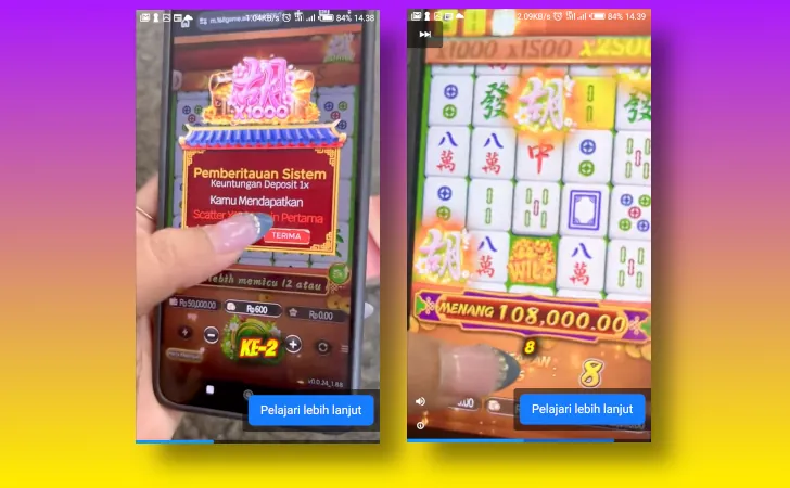 iklan di Gamee Prizes