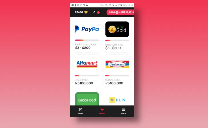 minimum penarikan Grabpoints