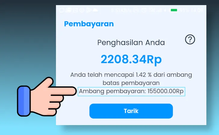 minimum penarikan JoyProfits