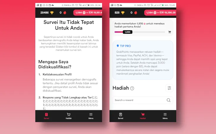 pengalaman menggunakan Grabpoints