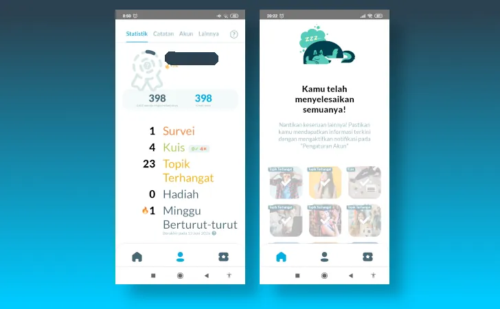 pengalaman menggunakan Milieu