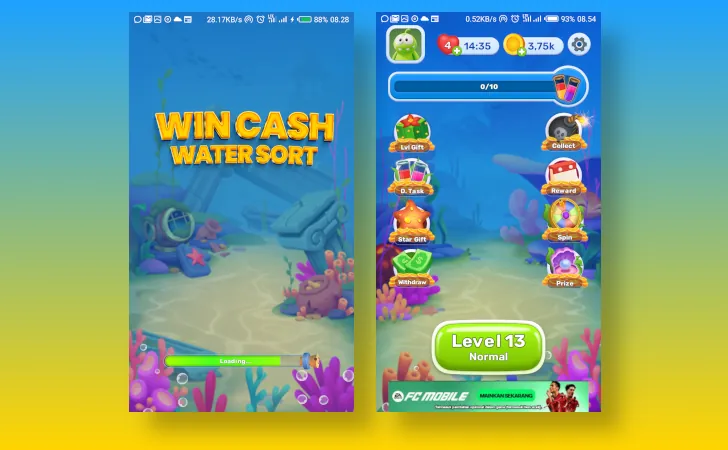 pengalaman menggunakan Water Sort Puzzle