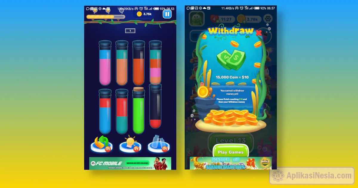 review Water Sort Puzzle