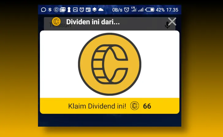 sistem dividen Cashpop