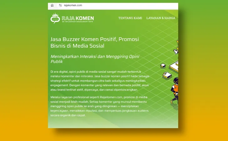 situs resmi RajaKomen